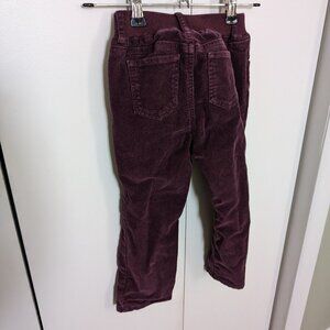 Baby Gap Maroon Corduroy Straight Leg Pants